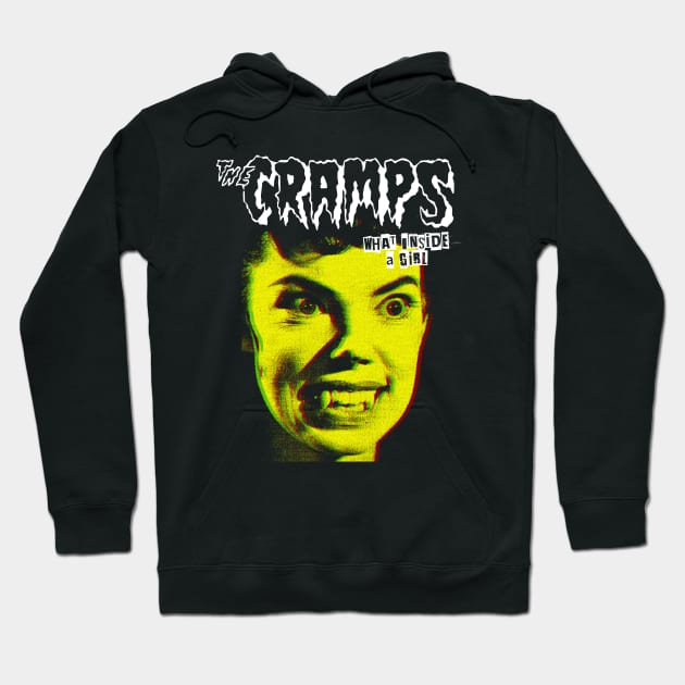 The Cramps What Inside a Girl Hoodie by Moderate Rock